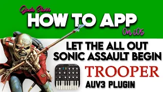 Let the All Out sonic Assault Begin with TROOPER Synth on iOS - How To App on iOS! - EP 705 S10