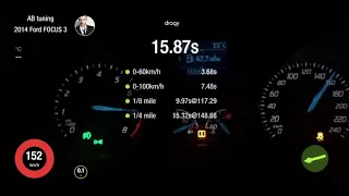 FORD FOCUS 3 2.0 180HP MT   0 - 100 km/h CHIP. INTAKE.EXHAUST