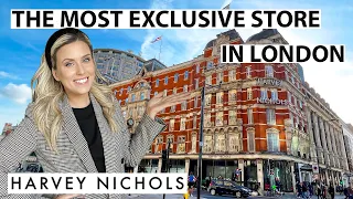 THE MOST LUXURY FASHION STORE IN UK | Inside Harvey Nichols