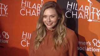 Elizabeth Olsen at Hilarity for Charity's 5th Annual LA Variety Show Black Carpet