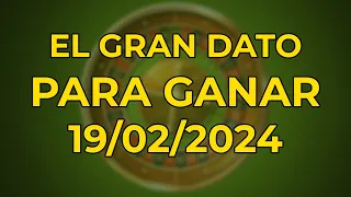 DATOS PARA LOTTO ACTIVO LA GRANJITA Y GUACHARO 19/02/2024