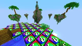 Minecraft SPIRAL LUCKY BLOCK SKY WARS