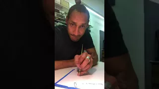 How to hold a Pen for Copperplate Script