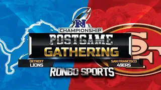 San Francisco 49ers vs Detroit Lions 2024 NFL NFC Championship Postgame Gathering