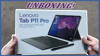 Lenovo Tab P11 Pro with Keyboard Pack & Precision Pen 2 - OLED Tablet (ASMR) Full Unboxing!  [4K]