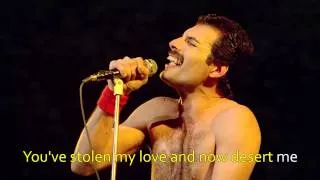 Queen 2013 - Love of my Life - Guitar Insrumental - lyrics highlight - Karaoke 2013