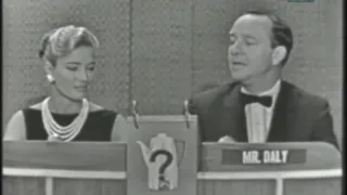 What's My Line Bennet Cerf Gets Excited by Lady Rancher 7 June 1959