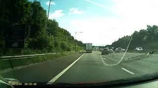 Near Miss 16.6.14 M60 Clockwise J19