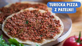 Turecka PIZZA Z PATELNI!  Lahmacun - idealna przekąska na mecz! | Przepis UMAMI