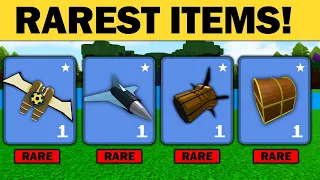 FAVORITE RARE ITEMS in Build a boat for Treasure ROBLOX