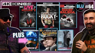 ROCKY V 4K & ROCKY BALBOA 4K, CHINATOWN 4K, ROBOCOP 2 4K, ARROW & SCREAM JUNE 4K TITLES & MORE!