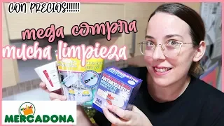 MEGA COMPRA SEMANAL EN MERCADONA  ¡¡ CON MUCHOS PRODUCTOS DE LIMPIEZA !!  Y PRECIOS