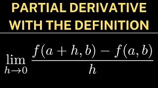 Finding a Partial Derivative with the Definition