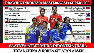 🔴 TERBARU !! HASIL DRAWING BNI INDONESIA MASTERS 2023 | 5 - 10 septembar 2023