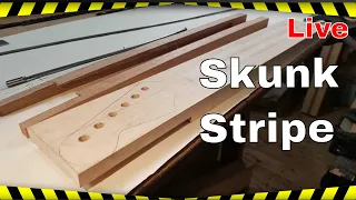 How to Make a One Piece Bolt On Guitar Neck with Skunk Stripe