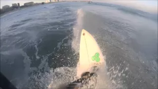 SURFING ISRAEL GO PRO POV WINTER 15 16