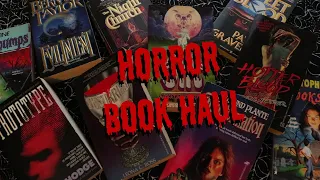 Horror Book Haul (mostly vintage horror paperbacks)