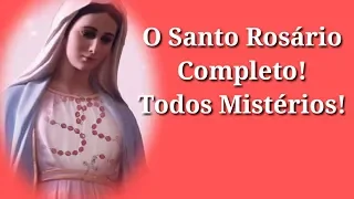 O Santo Rosário Completo- Mistérios Gozosos,Luminosos,Dolorosos e Gloriosos.