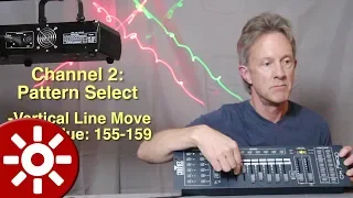 How to Program a Cheap DMX Laser (simple lesson)