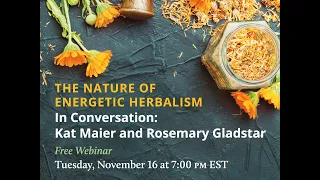 THE NATURE OF ENERGETIC HERBALISM: In Conversation with Kat Maier and Rosemary Gladstar