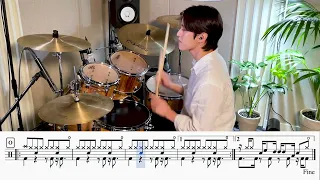 정국(Jung Kook) - 3D(feat. Jack Harlow) Drum Cover,Drum Sheet,Score,Tutorial.Lesson