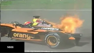 Nick Heidfeld Hits The Safety Car - 2002 Brazilian GP