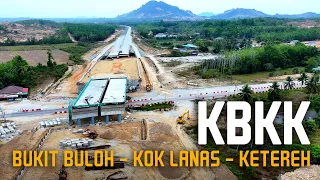 Progres Lebuhraya KBKK: Dari Bukit Buloh - Ketereh | Kerja Bersambung di Persimpangan Kok Lanas 👍🏻👍🏻