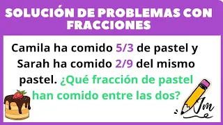 Solución de problemas con fracciones (súper fácil ✅) | Ejemplo #:5