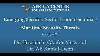 Maritime Security Threats in Africa