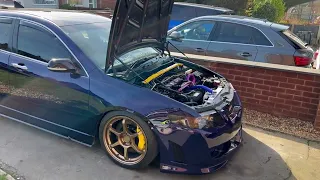 Boosted CL9 Accord walk around and turbo flutter sound!