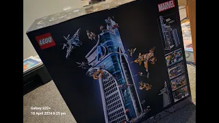 final part of Lego Avengers Tower full video