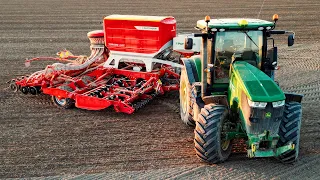 John Deere 7270R & Pöttinger Terrasem V6000 | Barley | Farma Švidrnoch | Drone |4K|