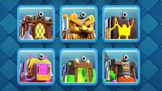 ALL TOWER SKINS Clash Royale