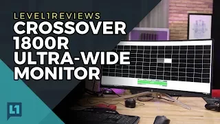 Crossover 34U100 34" 3440x1440 Ultra-Wide Monitor Review (Latency+Colors)