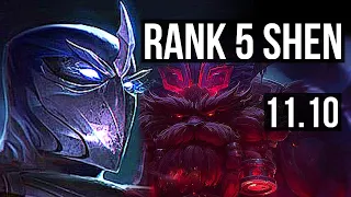 SHEN vs ORNN (TOP) | 8/1/9, Rank 5 Shen | TR Grandmaster | v11.10