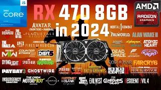 RX 470 8GB Test in 52 Games in 2024