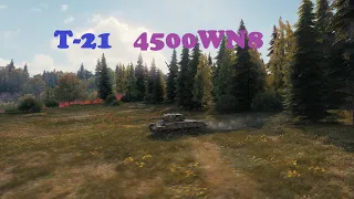 WOT- T21- One of the best for WN8 farming