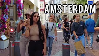 🇳🇱 Vibrant Streets of Amsterdam, Netherlands 4K Walking Tour 2023