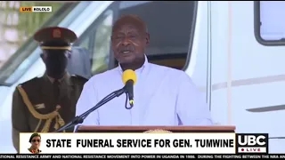 Gen. Elly Tumwine's vigil gets H.E Museveni reminiscent, recalls gun argument with  Otafiire