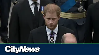 The Royal Family arrives at Queen Elizabeth II's funeral to say farewell