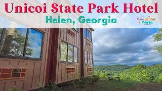 Unicoi State Park Hotel in Helen, GA: Room Tour, Barrel Cabins, Cottages and Conference Center