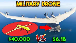 GTA 5 ONLINE : CHEAP VS EXPENSIVE (WHICH IS BEST MILITARY DRONE?)