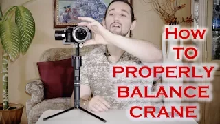 How to BALANCE A Gimbal - Zhiyun Crane V2 | Momentum Productions