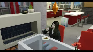 Sims 4 // My Sim dies from Pufferfish Nigiri!