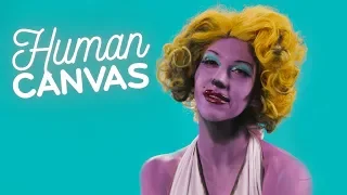 Incredible Marilyn Monroe Pop Art Makeup Transformation - Human Canvas