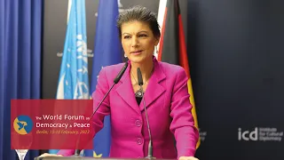 Sahra Wagenknecht (MdB; BSW – Für Vernunft und Gerechtigkeit)- "Sehenden Auges in den großen Krieg"