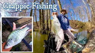 Crappie Fishing - Cousin Mike was tearing me up but I came all the way back