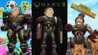 Let's Play Fall Guys & Quake 2 & CONSOLE PUBG - I AIN'T AFRAID OF NO QUAKE!