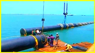 HDPE PIPE | The largest HDPE pipe installation process