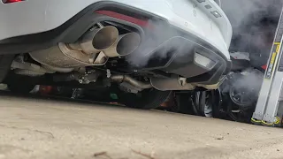 2022 Mustang GT cold start with active exhaust